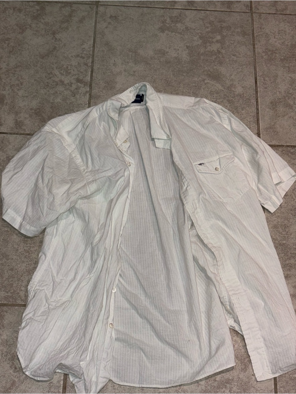 Women’s Ralph Lauren White Button-Up Shirt